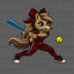 Mustangs Softball Mascot Ready to Press DTF Transfers Sublimation Transfers
