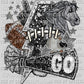 Mustangs Football Faux Sequins Faux Embroidery Ready to Press Transfer