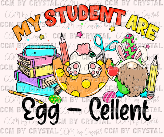 Easter My Students Are Egg-Cellent Ready to Press Transfer