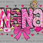 Nana Pink Valentines Day Ready to Press Transfer DTF Transfer Sublimation Transfer