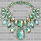 Necklace Turquoise Western Ready to Press Transfer DTF Transfer Sublimation Transfer