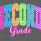Second Grade Back to School Ready to Press Transfer DTF Transfer Sublimation Transfer