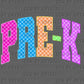 Pre-K Grade Back to School Ready to Press Transfer DTF Transfer Sublimation Transfer