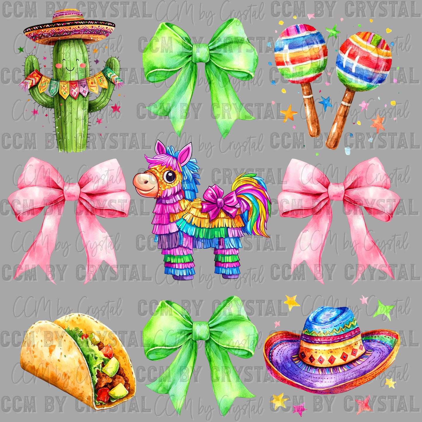Cinco De Mayo Coquette DTF Transfer Sublimation Transfer