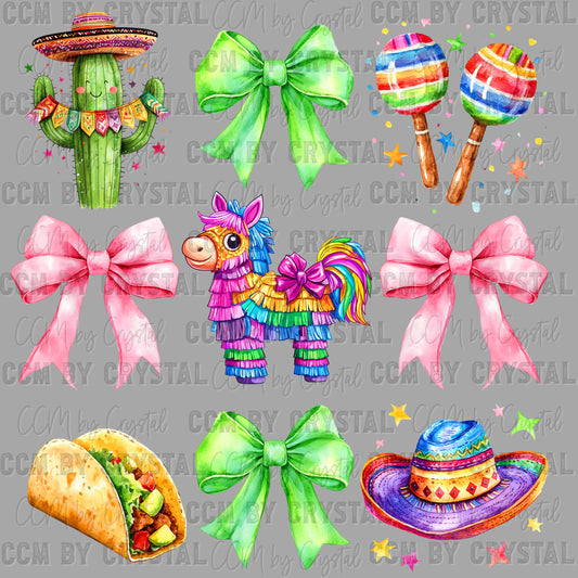Cinco De Mayo Coquette DTF Transfer Sublimation Transfer