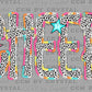 Cheer Girly Polka DTF Transfer Sublimation Transfer
