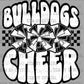 Bulldogs Cheer DTF Transfer Sublimation Transfer