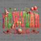 Happy New Year 2026 Faux Glitter Ready to Press Transfer DTF Transfer Sublimation Transfer