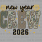 New Year Crew Camo 2026 Ready to Press Instant Peel DTF Transfers Sublimation Transfers