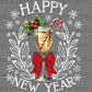 Happy New Year Ready to Press Transfer DTF Transfer Sublimation Transfer