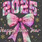 Happy New Year 2025 Ready to Press Transfer DTF Transfer Sublimation Transfer