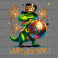 Happy New Year 2026 Trex Gold Ready to Press Transfer DTF Transfer Sublimation Transfer