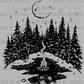 No City Lights Just Camp Fire Nights Pocket Camping Ready to Press Transfer DTF Transfer Sublimation Transfer