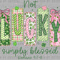 Not Lucky Simply Blessed St. Patrick's Day Ready to Press Instant Peel DTF Transfers Sublimation Transfers