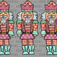 Christmas Nutcrackers UV DTF Transfer Sticker Ready to Apply
