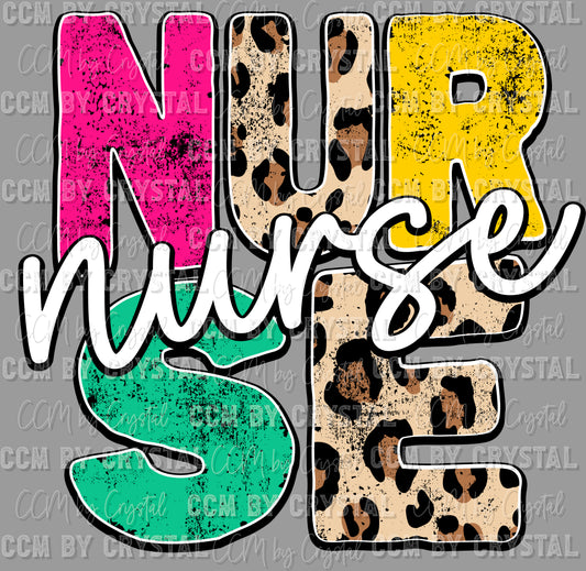 Nurse Ready to Press Transfer DTF Transfer Sublimation Transfer