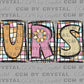 Retro Nurse Ready to Press Transfer DTF Transfer Sublimation Transfer