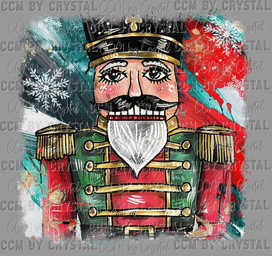 Nutcracker Christmas Ready to Press Transfer DTF Transfer Sublimation Transfer