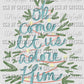 Oh, Come Let Us Adore Him Baby Jesus Ready to Press Transfer DTF Sublimation