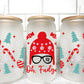 Oh Fudge Christmas UV DTF Transfer 16oz Libby Glass Can Wrap Ready to Apply