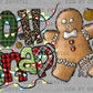 Oh Snap Gingerbread Man Christmas Ready to Press Transfer DTF Transfer Sublimation Transfer