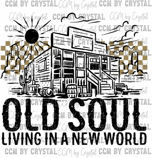 Old Soul Living In A New World Ready to Press Transfer