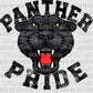 Panther Pride Mascot PNG Digital File ONLY