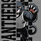Panthers Grunge Checkered Sports Mascot Ready to Press Transfer DTF Transfer Sublimation Transfer