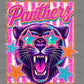 Panthers Star Mascot Ready to Press DTF Transfers Sublimation Transfers