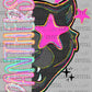 Panthers Pastel Mascot Ready to Press DTF Transfers Sublimation Transfers