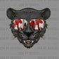 Panthers Red Pocket DTF Transfer Sublimation Transfer