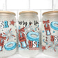 USA Party UV Transfer 16oz Libby Glass Can Wrap Ready to Apply