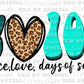Peace Love 100 Days Ready to Press Transfer