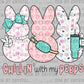 Easter Chillin Bunnies Ready to Press Transfer
