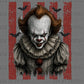 Horror Clown Halloween Ready to Press DTF Transfers Sublimation Transfers