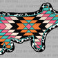 Aztec Pig Clean Western Rodeo Ready to Press Transfer DTF Transfer Sublimation Transfer