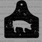 Pig Tag Western Rodeo Ready to Press Instant Peel DTF Transfers Sublimation Transfers