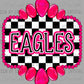 Pink Eagles Concho Ready to Press Transfer DTF Transfer Sublimation Transfer