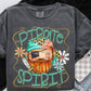 Pirate Spirit Cartoon Mascot Ready to Press Transfer DTF Transfer Sublimation Transfer