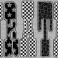 Pirates Black and White Ready to Press Transfer DTF Transfer Sublimation Transfer