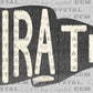 Pirates Pennant Mascot Ready to Press Transfer DTF Transfer Sublimation Transfer