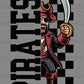 Pirates Checkered Sports Mascot Ready to Press Transfer DTF Transfer Sublimation Transfer