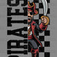 Pirates Grunge Checkered Sports Mascot Ready to Press Transfer DTF Transfer Sublimation Transfer