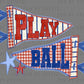 Play Ball Baseball Ready to Press Instant Peel DTF Transfers Sublimation Transfers