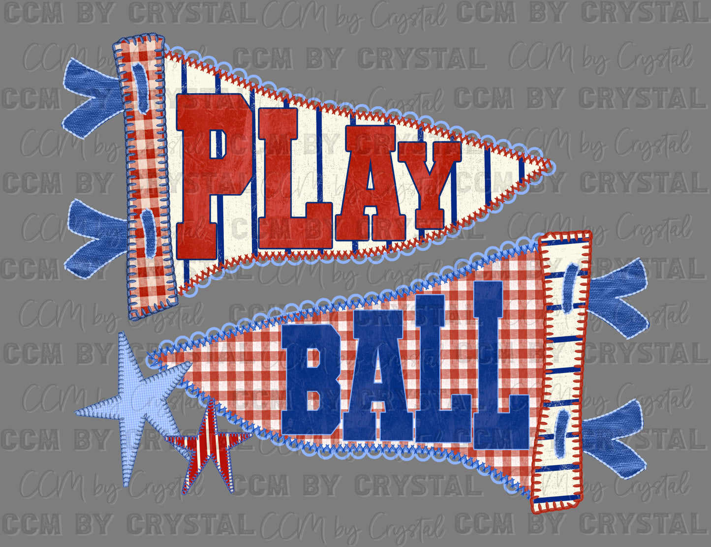 Play Ball Baseball Ready to Press Instant Peel DTF Transfers Sublimation Transfers