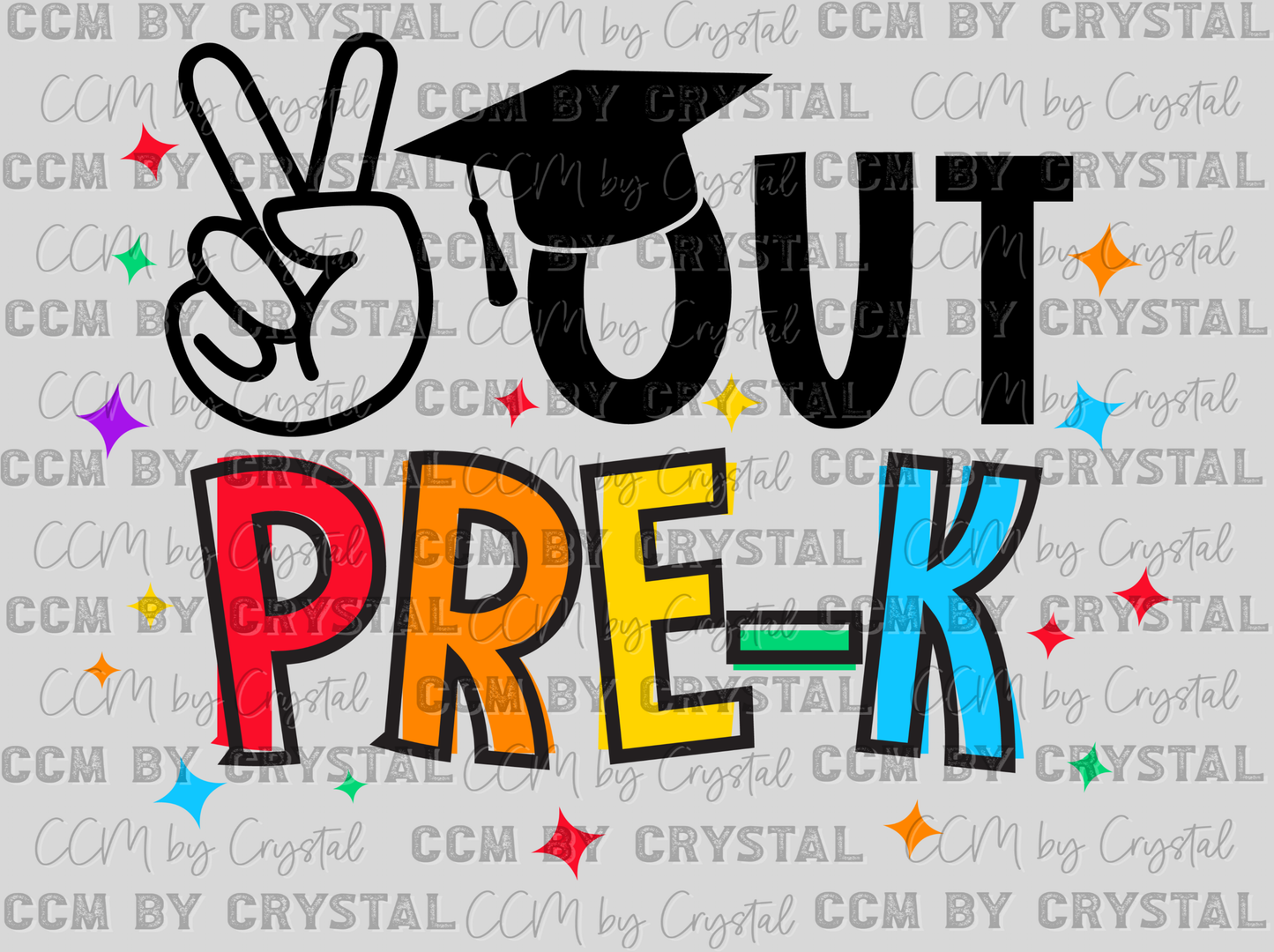 Peace Out Pre K Ready to Press Transfer