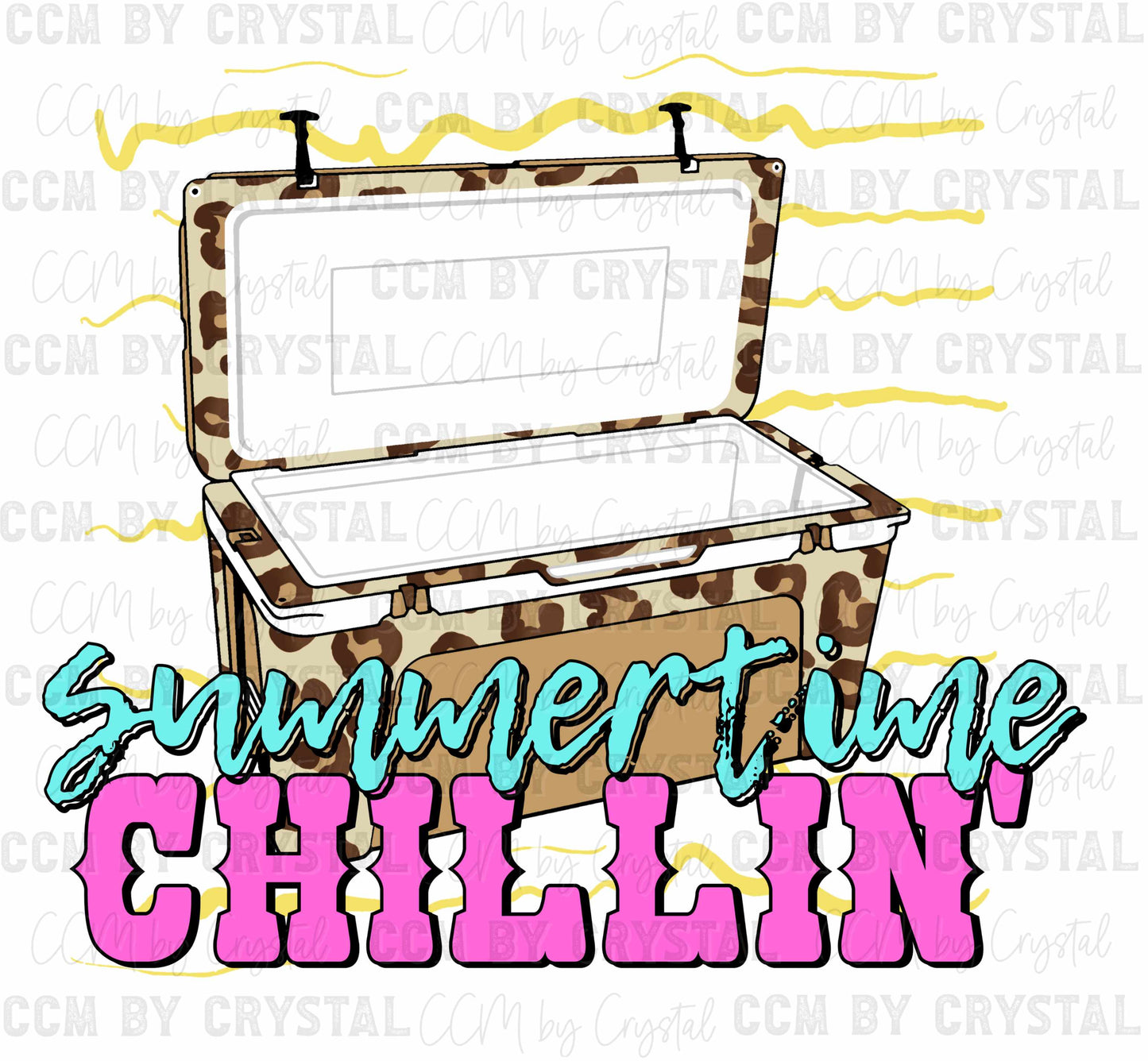 Summertime Chillin Ready to Press Transfer