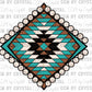 Distressed Aztec Diamond Ready to Press Transfer