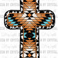 Aztec Cross Ready to Press Transfer