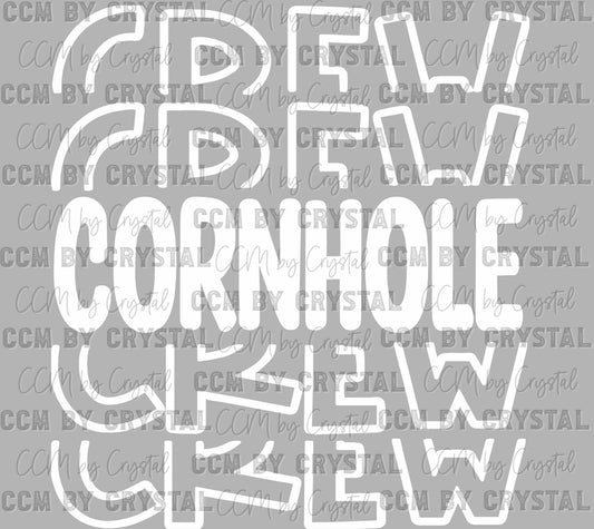 Cornhole Crew Ready to Press DTF Transfer